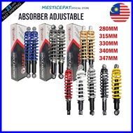 ABSORBER ADJUSTABLE 280MM 315MM 330MM 340MM 347MM TAPIRA BY TOKAHI APIDO EX5 DASH WAVE125 WAVE110 RX