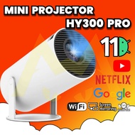 HY300 PRO Portable Mini Projector FULL HD Android 11 Big LCD 4K Projector 8000 Lumen Dual Band WiFi 
