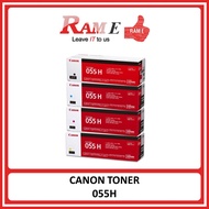 [ORIGINAL] Canon 055H Black Cyan Magenta Yellow Toner Cartridge / Value Set