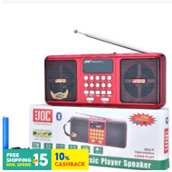 Ready Stock JOC H798 Portable Rechargeable Digital Radio MP3 Radio Mp3