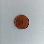 Malaysia Old Coins Collection - Malaysia 1 Sen 1986 - Bangunan Parlimen / Parliament Building