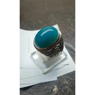 Bacan doko asli Kristal keren ring alpaka size o