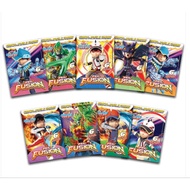 COMPLETE SET PEK FUSION KAD BOBOIBOY MONSTA GALAXY CARD