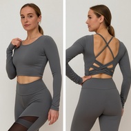 Alyssa Top | Yoga Top | Pilates Top | Longsleeves gym top