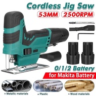 12V 1080W Portable Electric Saw Pruning Jig Saw Rechargeable Woodworking Power Tools Wood Cutter W/ 