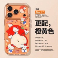 Red Apple KIT Cat Suitable for Apple 17PROMAX Phone Case 16PRO Shock-resistant 15PROMAX Phone Case14
