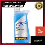 MANNOL Coolant Blue G11 To Use Antifreeze 4211 (1L)