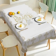 Christian Altar Tablecloth Holy Week Catholic Cross Pattern Religious Tablecloth