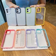 Case iP 12 Pro Max 13 Pro Max 12 Pro 13 13 Pro 11 Pro Max iP Case Simple Candy Color 3-in-1 Clear Al