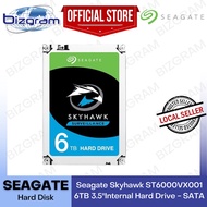 Seagate Skyhawk ST6000VX001 6TB 3.5" SATA Internal Desktop Hard Drive HDD