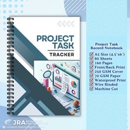 A5 Project Task Log Book | Task Management Planner for Teams & Individuals