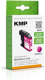 KMP Ink Cartridge Compatible with Brother LC-123M Magenta for Brother DCP J 132w/ 152w/152wr/ 172w/4