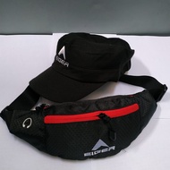 TAS PINGGANG WAISBAG EIGER FREE TOPI JARING EIGER [COD]