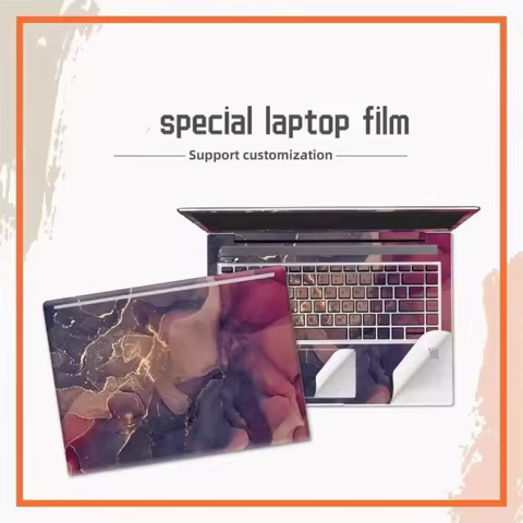 Marble Cover Laptop Sticker Skins Notebook Skin PVC Cover for HP Laptop Envy X360/Pavilion 14 15/14S