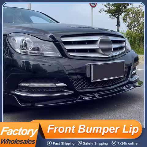 For Mercedes Benz C Class W204 Sedan 4 Door C180 C200 C220 C260 C300 Standard Sport Front Bumper Lip