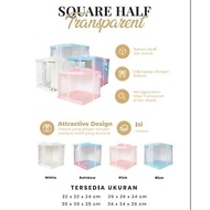 Nicole Tall Tart Cake Box Square Box/ Delivery Box/