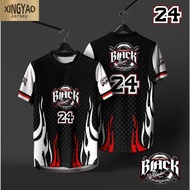 【FENGTENG】 【Free Custom Number】Project Black Market 24 Sublimation Tshirt _ Baju Lelaki _ Baju Wanit