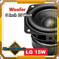 Bst! Mini Subwoofer Speaker LG Woofer 3 inch 15W 4 ohm Low Bass 15