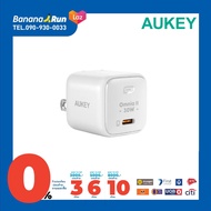 Aukey PA-B1L Omnia II Mini 30W USB-C PD Charger with GaN Power Tech Black หัวชาร์จเร็ว 30W [รับประกัน 2ปี]