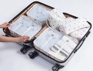 SMAT - 6 件組旅行收納袋 (白色)