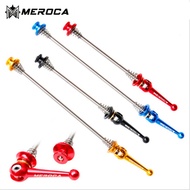 MEROCA Bike Quick release for MTB Mountain Bikes, Folding Bikes, Road Bikes, Titanium Materials, High Strength Bike Part