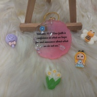 Handmade keychain Bible Verse(READY STOCK)