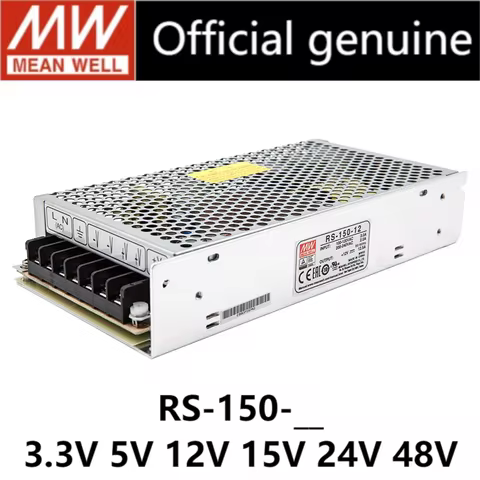 MEAN WELL RS-150-24 156W Single Output Switching Power Supply RS-150 24V 6.5A