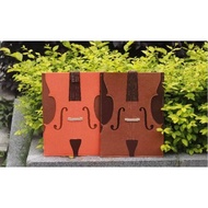 [Xuexing Bookstore] Felt Violin A4 File Tablet Protective Case Storage