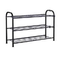 Shoe Rack strong steel in black color size 92L x 30W x 60H cm 3 layer