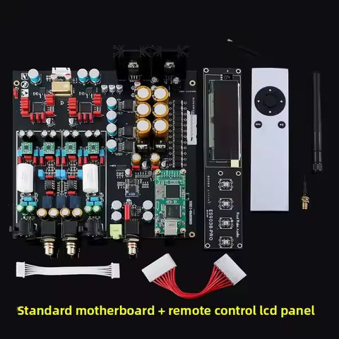 Dual-core es9038pro dac board - supports dsd decoding, 384k lossless audio, optical & coaxial decode