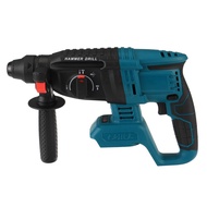 ✸☼18V Rechargeable Brushless Cordless Rotary Hammer Drill Electric 4 Function Hammer Impact Drill Wi