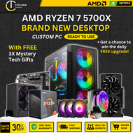 [ AMD RYZEN 7 5700X GAMING PC BUILD - CHRONUS ] Custom RGB Desktop | Nvidia RTX GTX Graphics Card | 
