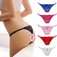 Ladies High-End Luxury Pendant Thong T-Pants Adjustable Size Sexy Temptation Low-Waist Sexy Women's 
