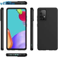 Samsung Galaxy A72 A52 A42 A32 A12 A51 A71 A03S A02S M12 M42 M02 M31S M62 F62 Case Soft Black Ultra Slim Thin Matte Silicon Cover Phone Case