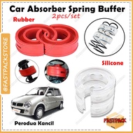 For Perodua Kancil Car Absorber Spring Buffer Suspension AMT Front Rear Shocks Cushion DIY Silicone Rubber 2pcs/set