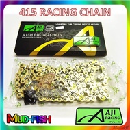 RANTAI AJI RACING 415 H HEAVY DUTY RACING GOLD CHAIN 122L | 132L (415)