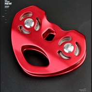 Outdoor Rock Climbing Hoisting Transportation Mountaineering Pulley Emergency Rescue Double Power Pu