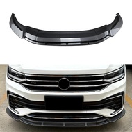 Front Bumper Lip Spoiler Diffuser Splitters Body Kit Aprons Cover Guard Trim For Volkswagen Tiguan R