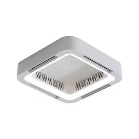 Ceiling Fan Light with Bladeless Remote Control, Bladeless DC LED Cycler, Bedroom, Living Room, Offi