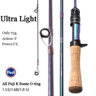 Mavllos FUJI Fishing Rod Ajing Fast Ultralight Spinning Casting Rod for Trout  Solid UL Tip Lure 0.6
