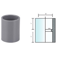 PVC PIPE FITTING SOCKET 15MM - 50MM