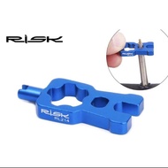 RISK 4 in 1 bike valve schrader presta RL-214