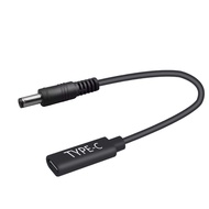0.15M/0.49FT Notebook PD Charging Adapter Cable,Type-C female jack to DC 5.5*2.1MM PD Portable Fast 