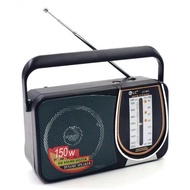 【Hot Sale】Electric Radio Speaker FM/AM/SW 4band radio AC power and Battery Power 150W Extrabass Soun