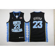 0OHI Basketball Uniform Retro Bulls No. 23 Jordan North Carolina 96 All-Star Bullets Big Slam Dunk U