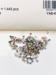 พลอยสวารอฟสกี้100% ก้นแบน Swarovski 2058 Xilion rose Crystal AB (001) foiled 1440 pcs SS5 (1.8-1.9mm