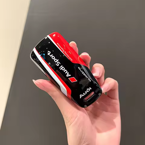 ABS Shell Car Remote Smart Key Case Cover For Audi A6 A6L A7 A8 A8L A3 E-tron 55 Q7 Q8 C8 2019 2020