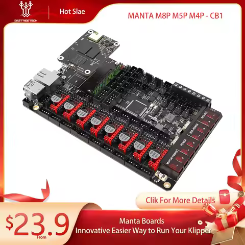 BIGTREETECH MANTA M8P M5P M4P Motherboard 32bit Klipper Marlin VS Raspberry Pi CM4 For Voron Ender 3