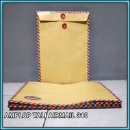 Air Mail 310 Brown String Envelopes Work Proposal Envelopes, 10 Sheets
