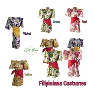 [Buwan ng Wika Costumes] Traditional Wear / Filipiniana Dress / Floral Dress / Maria Clara Dress / Balintawak Dress